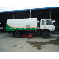 2015 Fábrica de suministro Dongfeng 145 camión de barrenderas con tanque de polvo 5m3